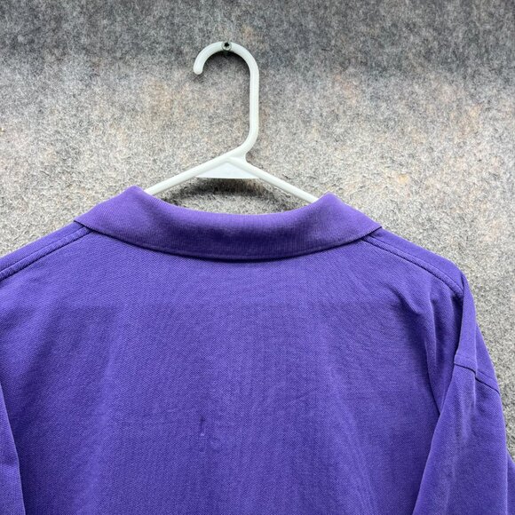 Brooks Brothers Polo Shirt Mens XL Purple 346 Mesh Preppy Dress Original Fit - Picture 9 of 12
